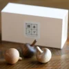 Best Kumamoto Wood Works Acorn Spinning Top Set