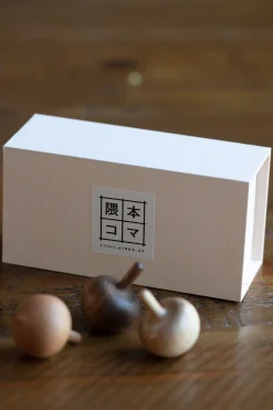 Best Kumamoto Wood Works Acorn Spinning Top Set