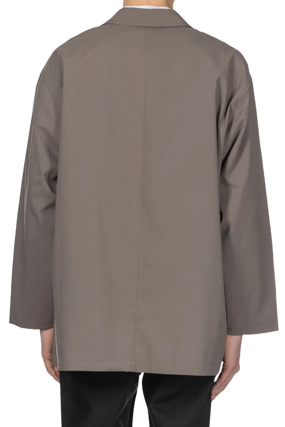 Clearance Still by Hand Airy Half Coat - Khaki Grey