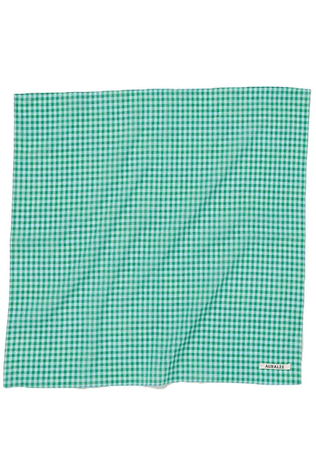 Outlet AURALEE Airy Light Cotton Check Scarf