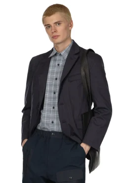 Discount Engineered Garments Andover Jacket - Dark Navy High Count Twill