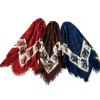 Hot Kapital Bandana BIG Fringed Stole (Persimmon) - 3 Colors