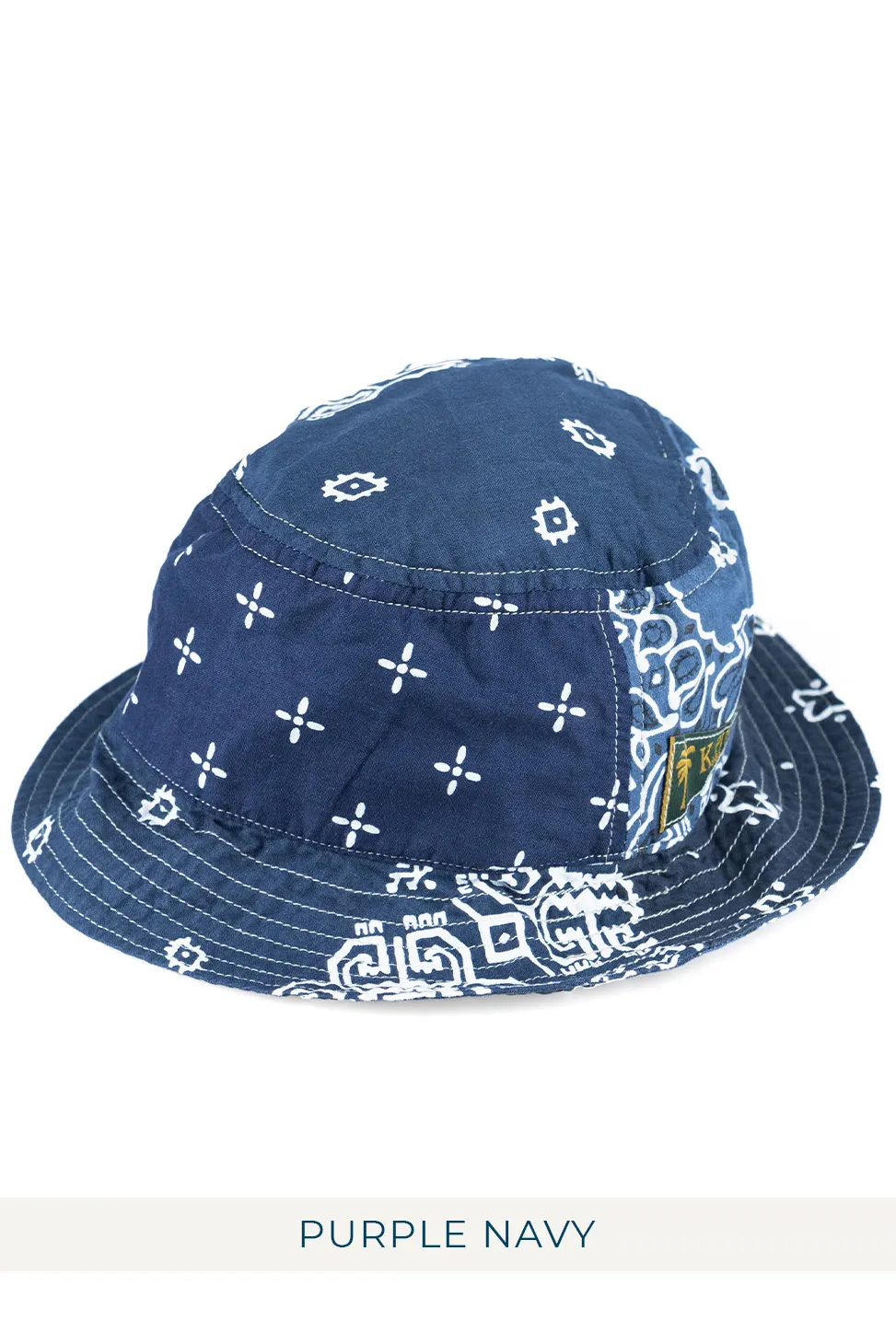 Outlet Kapital Bandana Patchwork Bucket Hat (Short Brim) - 5 Colors