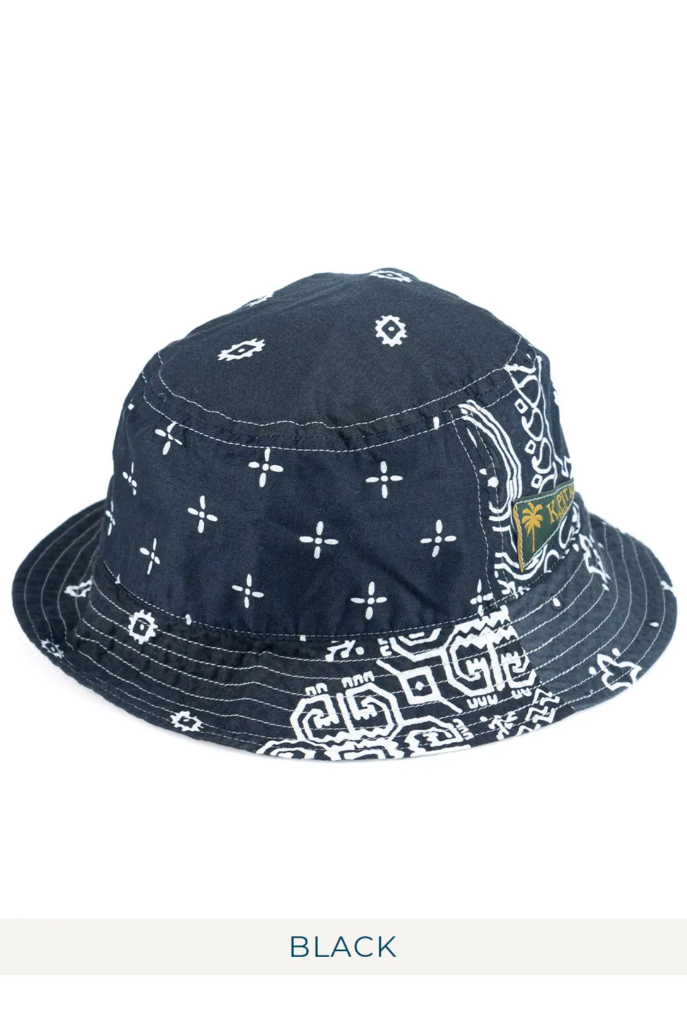 Best Kapital Bandana Patchwork Bucket Hat (Short Brim) - 5 Colors