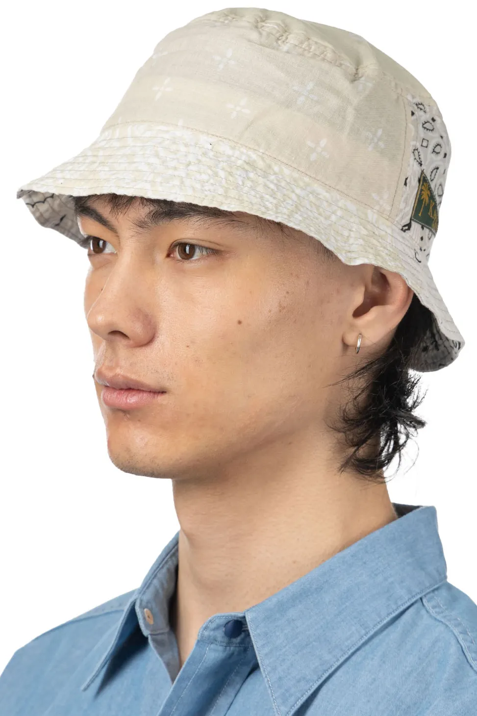 Outlet Kapital Bandana Patchwork Bucket Hat (Short Brim) - 5 Colors