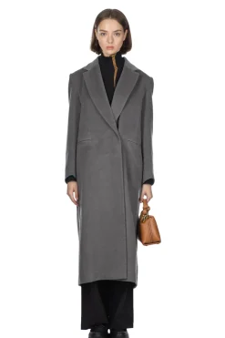 Best Mame Kurogouchi Beaver Finished Alpaca Wool Chester Coat