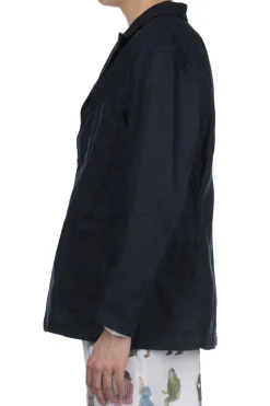 Hot Engineered Garments Bedford Jacket - Dark Navy CL Java Cloth