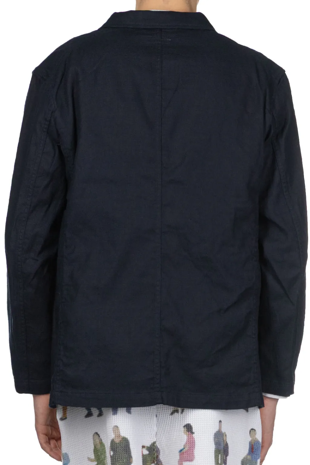Hot Engineered Garments Bedford Jacket - Dark Navy CL Java Cloth