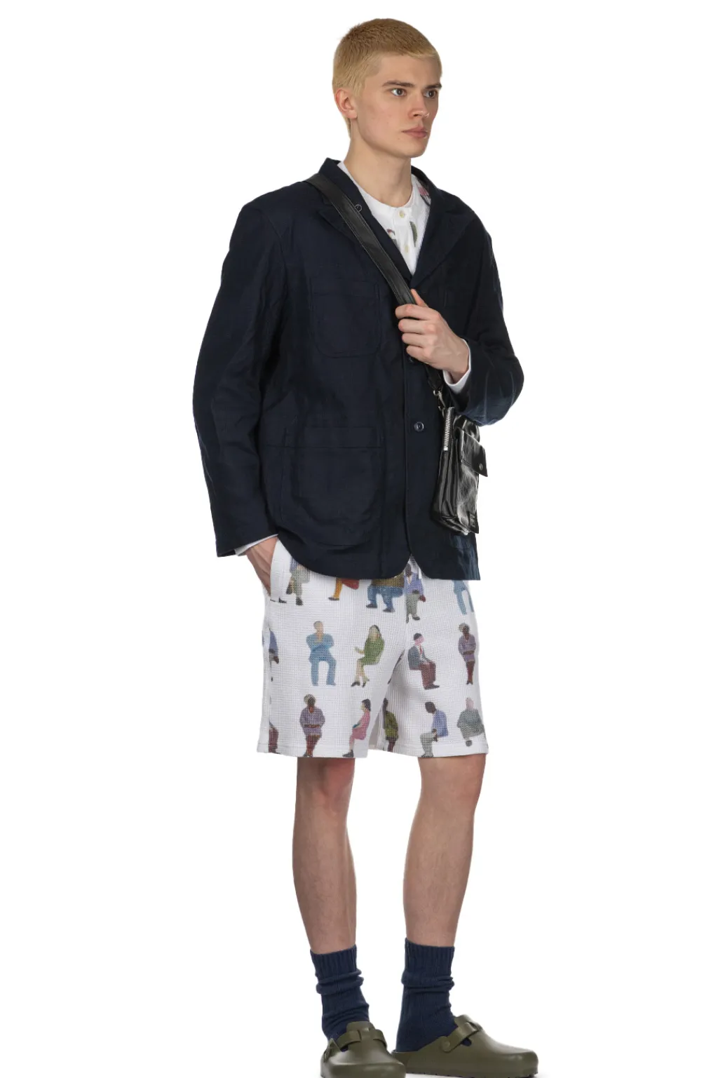 Hot Engineered Garments Bedford Jacket - Dark Navy CL Java Cloth