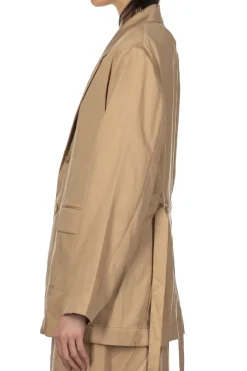 Sale Manon Belted Middle Jacket - Camel