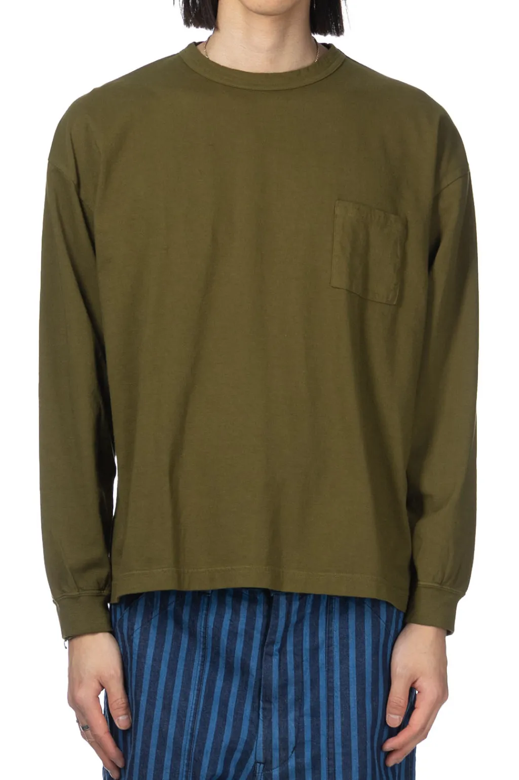 Clearance Tigre Brocante Bence Beach Long Sleeve T-Shirt - Khaki