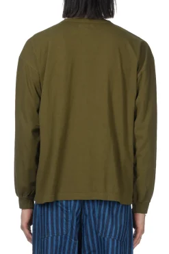 Clearance Tigre Brocante Bence Beach Long Sleeve T-Shirt - Khaki
