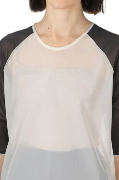 Outlet Manon Bicolor Mellow Tee - Ivory