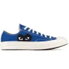 Outlet Comme Des Garcons Play Blue Converse - Half Heart Chuck 70 Low Sneakers