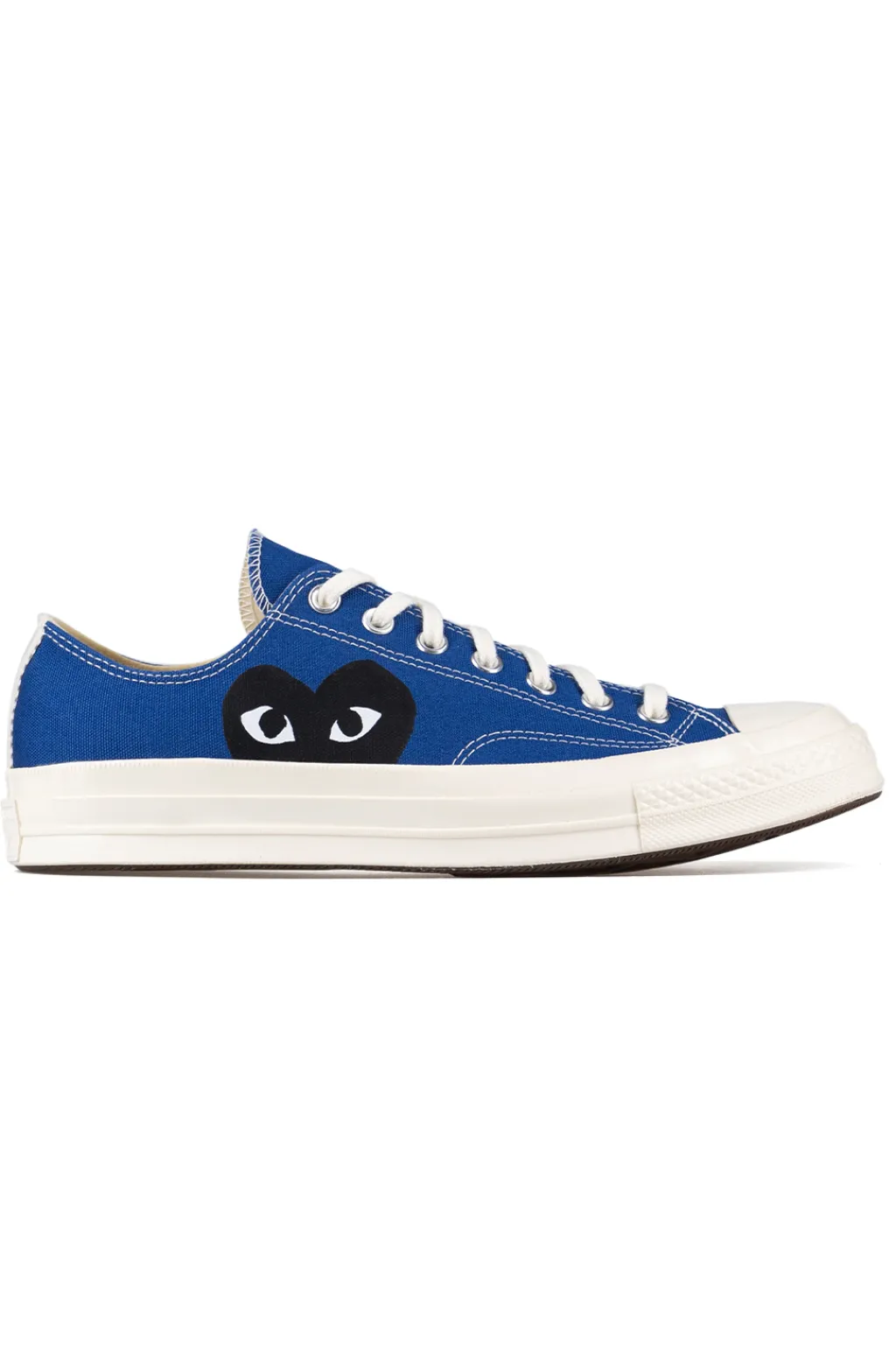 Outlet Comme Des Garcons Play Blue Converse - Half Heart Chuck 70 Low Sneakers