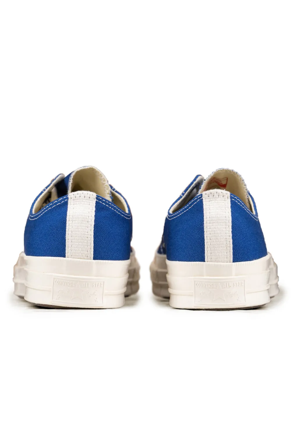 Outlet Comme Des Garcons Play Blue Converse - Half Heart Chuck 70 Low Sneakers
