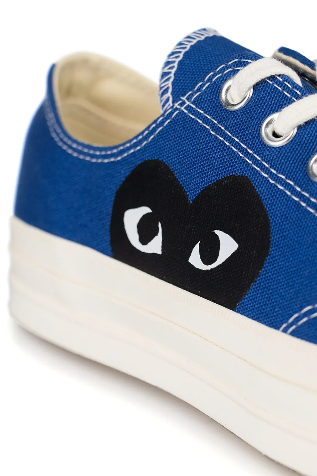Outlet Comme Des Garcons Play Blue Converse - Half Heart Chuck 70 Low Sneakers