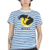 Outlet Kapital Border Jersey Crew T (CATPITAL) - Blue