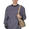 Sale SOPHNET Border Long Sleeve Tee