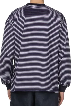 Sale SOPHNET Border Long Sleeve Tee