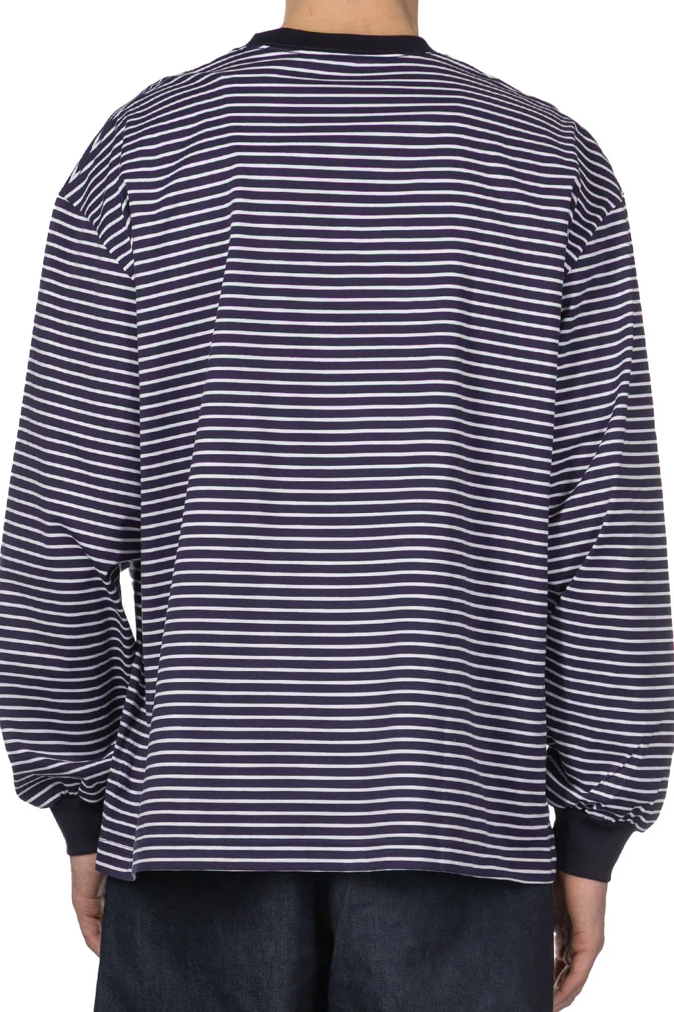 Sale SOPHNET Border Long Sleeve Tee