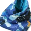 Hot Kapital BORO Print Nylon OYSE Snood Scarf