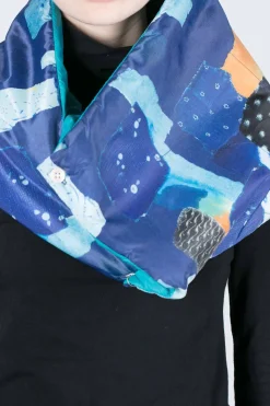 Hot Kapital BORO Print Nylon OYSE Snood Scarf