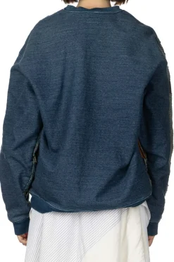 Best Kapital BORO x IDG Fleece 2Tones BIG SWT - Indigo