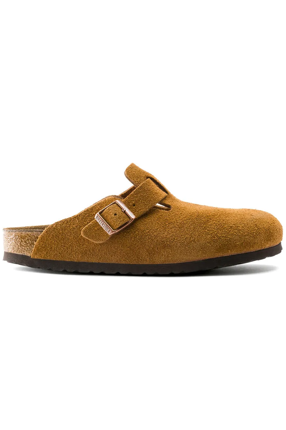 Discount Birkenstock Boston Soft Footbed - Suede Mink - Narrow