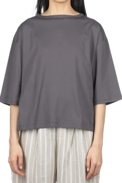 Best Nachukara Bottle Neck T-shirt - Charcoal