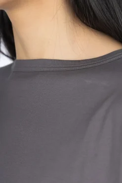 Best Nachukara Bottle Neck T-shirt - Charcoal
