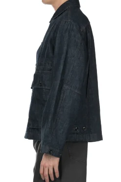 Clearance LEMAIRE Boxy Jacket - Denim Indigo