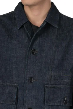 Clearance LEMAIRE Boxy Jacket - Denim Indigo