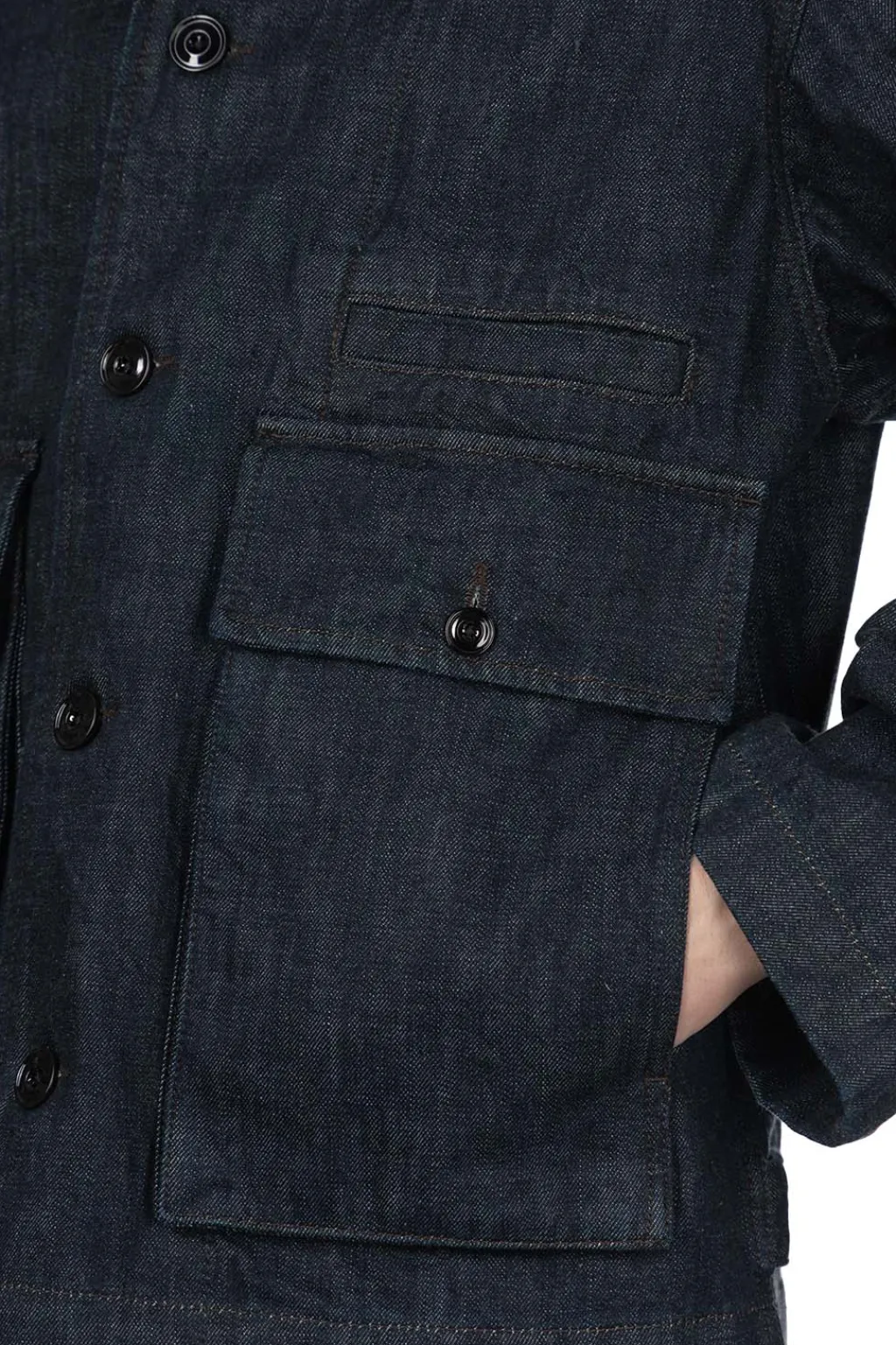 Clearance LEMAIRE Boxy Jacket - Denim Indigo
