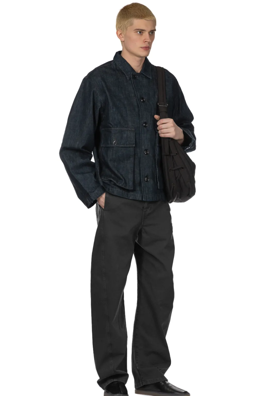 Clearance LEMAIRE Boxy Jacket - Denim Indigo