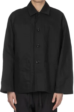 Sale LEMAIRE Boxy SB Workwear Jacket - Black