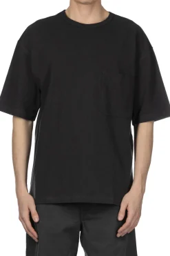 Fashion LEMAIRE Boxy Short Sleeve T-Shirt - Jet Black