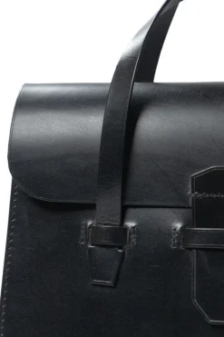 New Comme Des Garcons Comme Des Garcons Bridle Leather Bag Large - Black