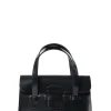 Outlet Comme Des Garcons Comme Des Garcons Bridle Leather Bag Small - Black