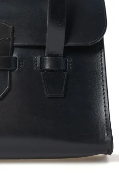 Outlet Comme Des Garcons Comme Des Garcons Bridle Leather Bag Small - Black