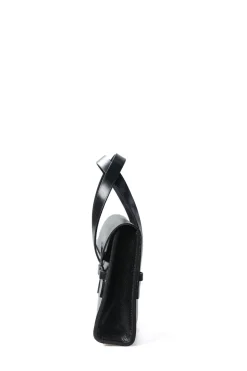 Outlet Comme Des Garcons Comme Des Garcons Bridle Leather Bag Small - Black