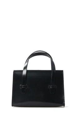 Outlet Comme Des Garcons Comme Des Garcons Bridle Leather Bag Small - Black