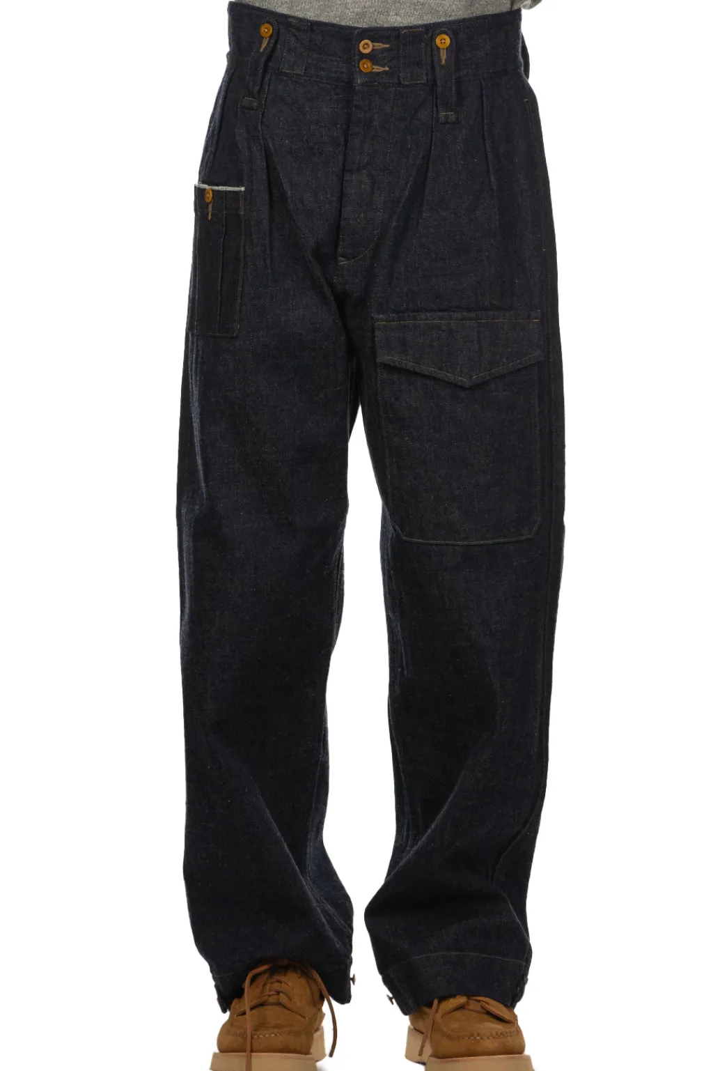 Fashion Nigel Cabourn British Army Pants - Loose Denim