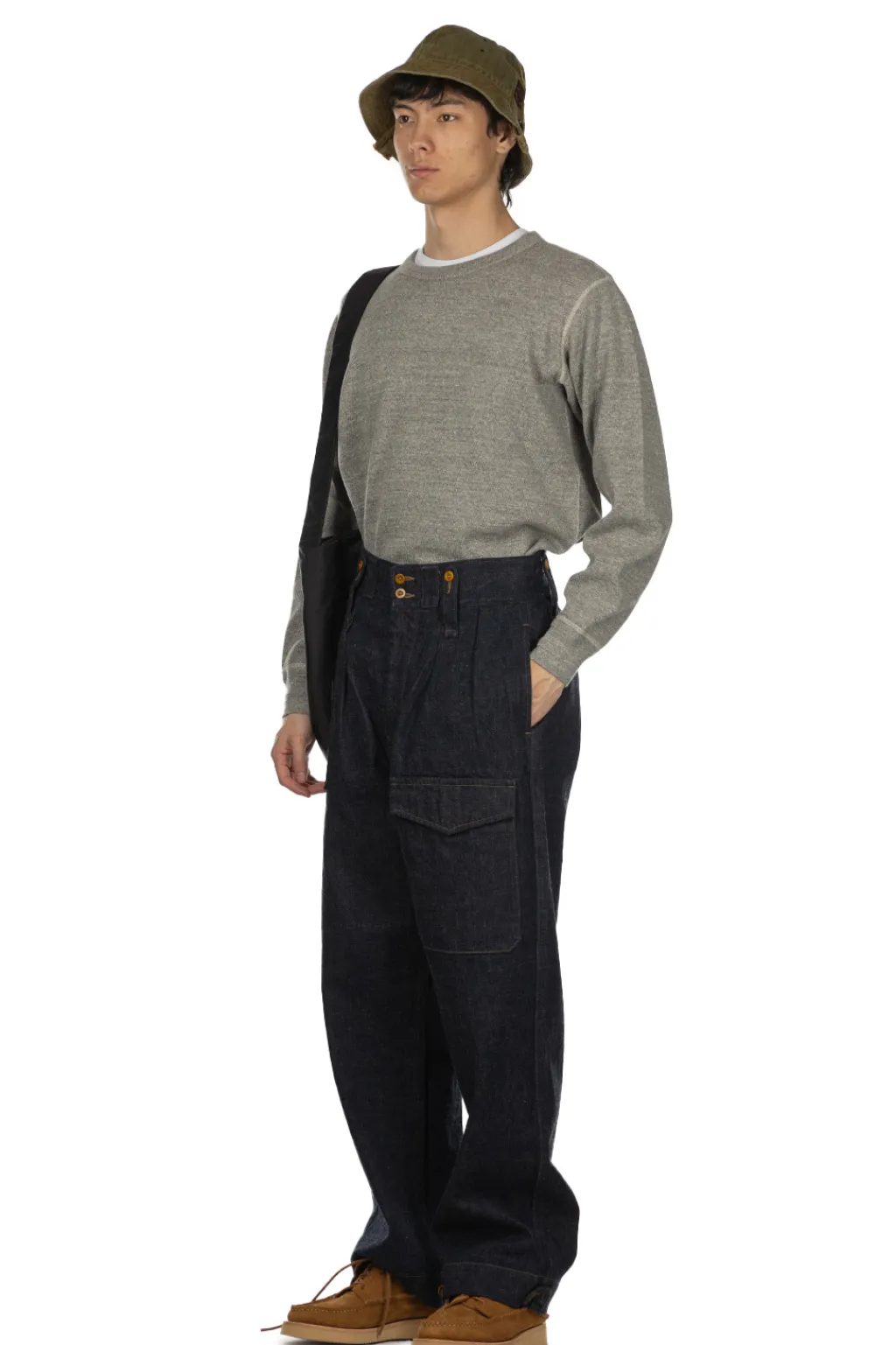 Fashion Nigel Cabourn British Army Pants - Loose Denim