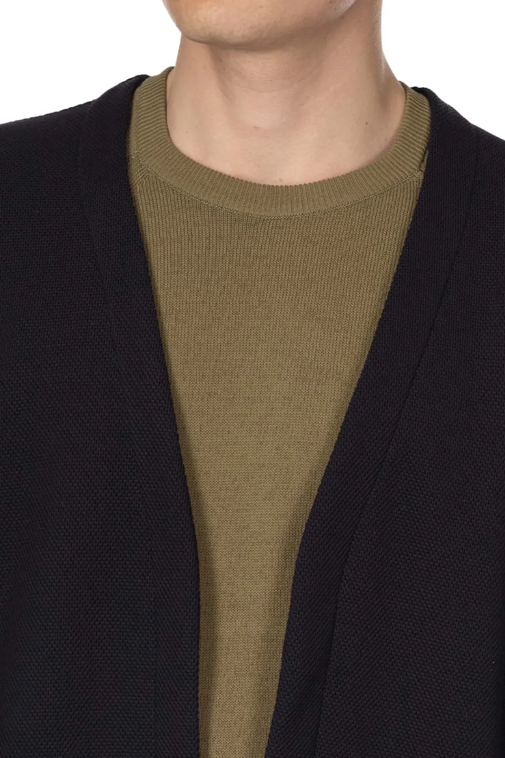 Sale Still by Hand Buttonless Cardigan - Navy