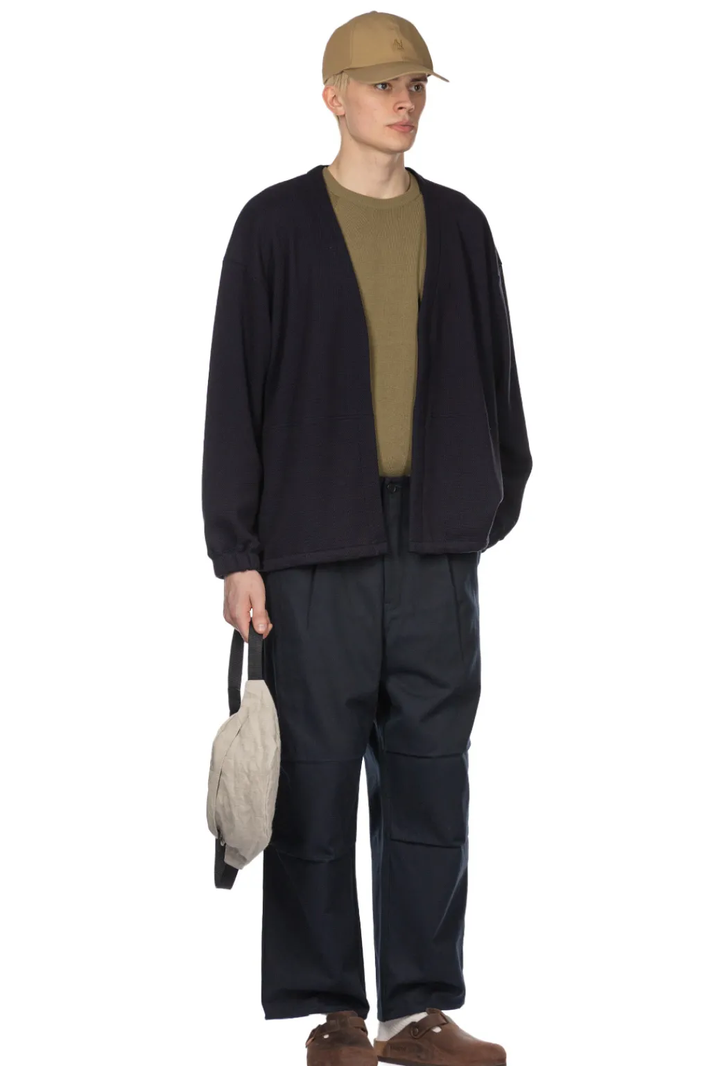 Sale Still by Hand Buttonless Cardigan - Navy
