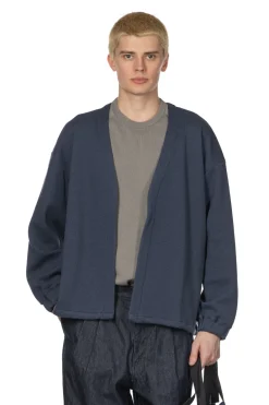 Clearance Still by Hand Buttonless Cardigan - Slate Blue