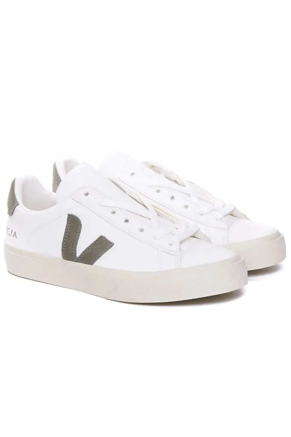 Clearance VEJA Campo ChromeFree Leather - White Kaki