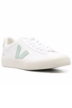Hot VEJA Campo Chromefree Leather - Extra White x Matcha
