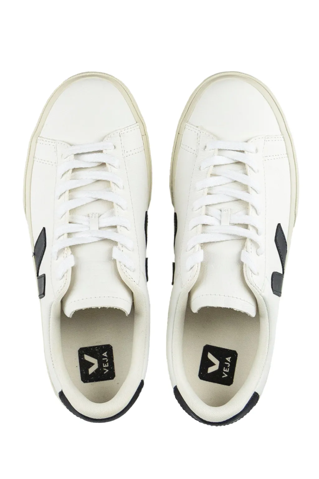 Outlet VEJA Campo Chromefree Leather - Extra White x Black